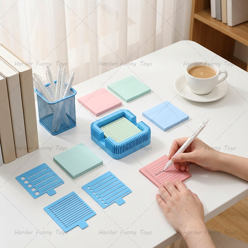 Sticky Note Dispenser - Organizador de Notas Adesivas, Conjunto de
