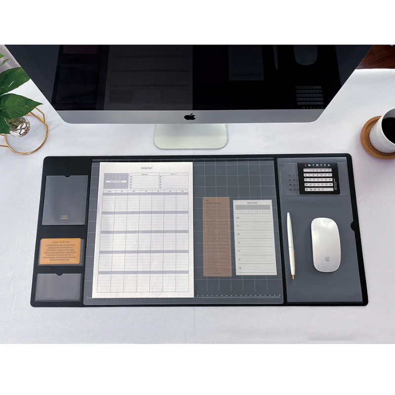Desk Mat Leather - Tapete de Mesa Portátil Grande para