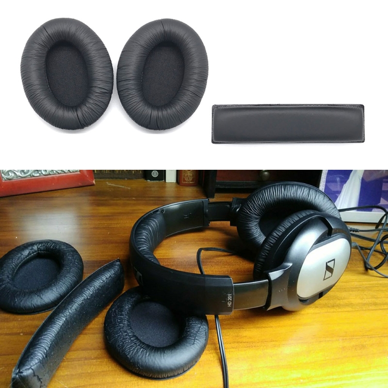 Home Office Official - Almofadas de ouvido respiráveis para Senn-heiser,