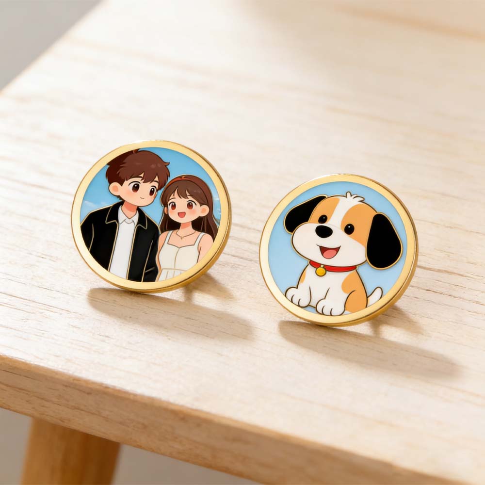 Broche Personalizado com Foto  - Home Office Image avaliação e preço