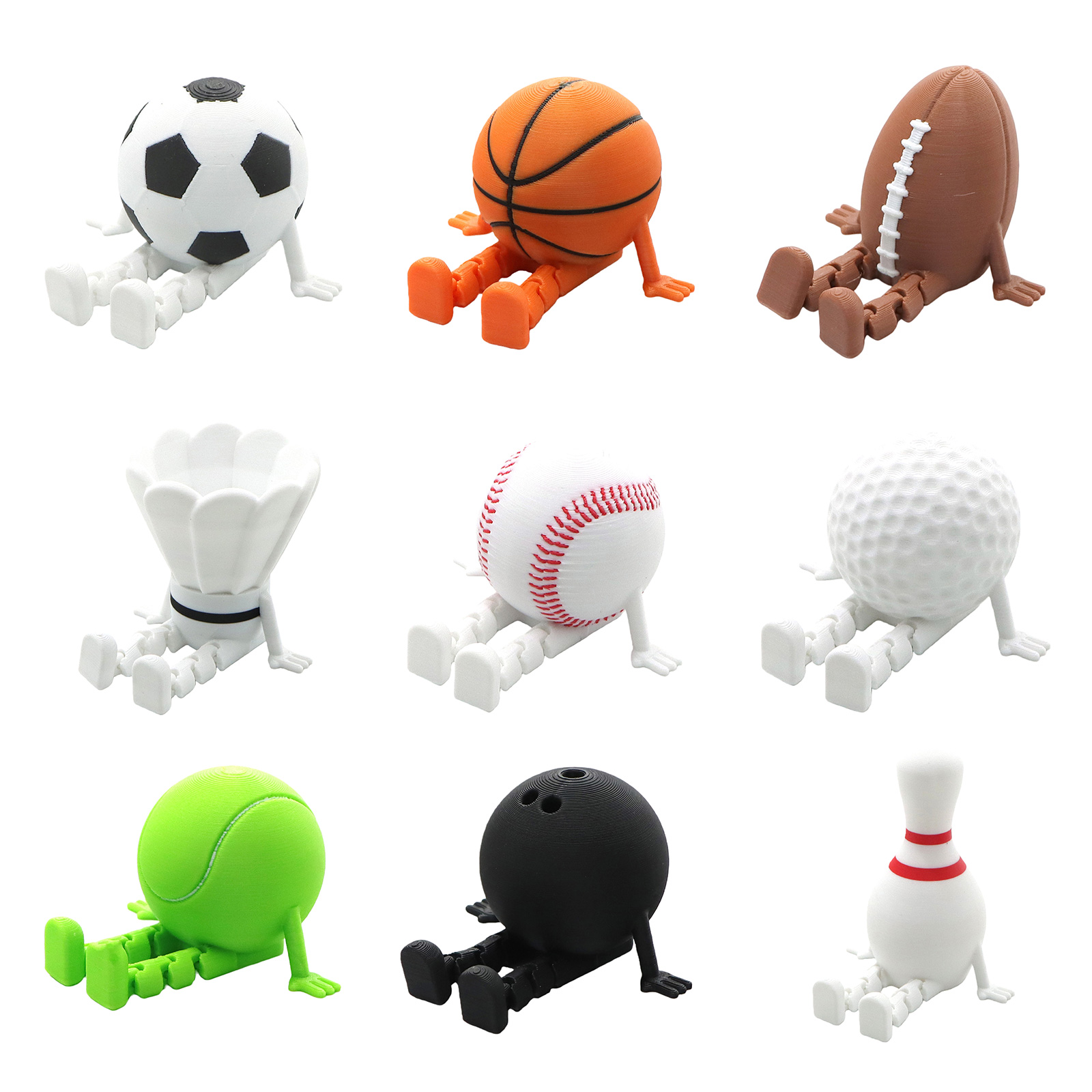 Bolas Decorativas 3D Impressas - Home Office Student avaliação e preço