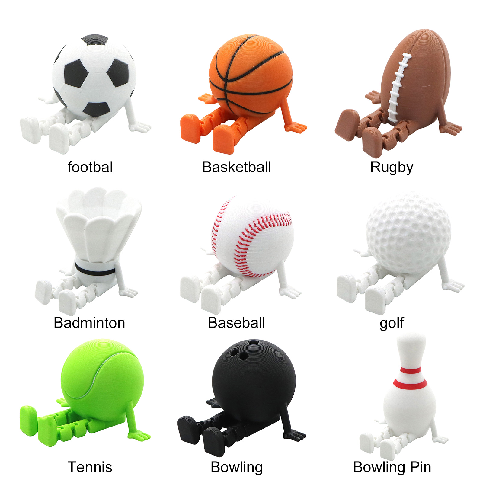 Bolas Decorativas 3D Impressas - Home Office Student avaliação e preço
