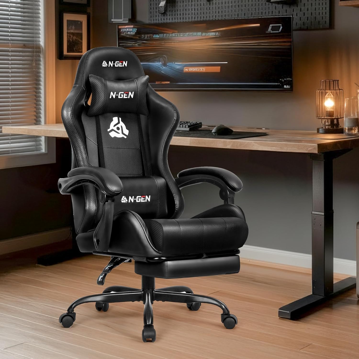 Cadeira Gamer com Apoio para o - Home Office Desks avaliação e preço