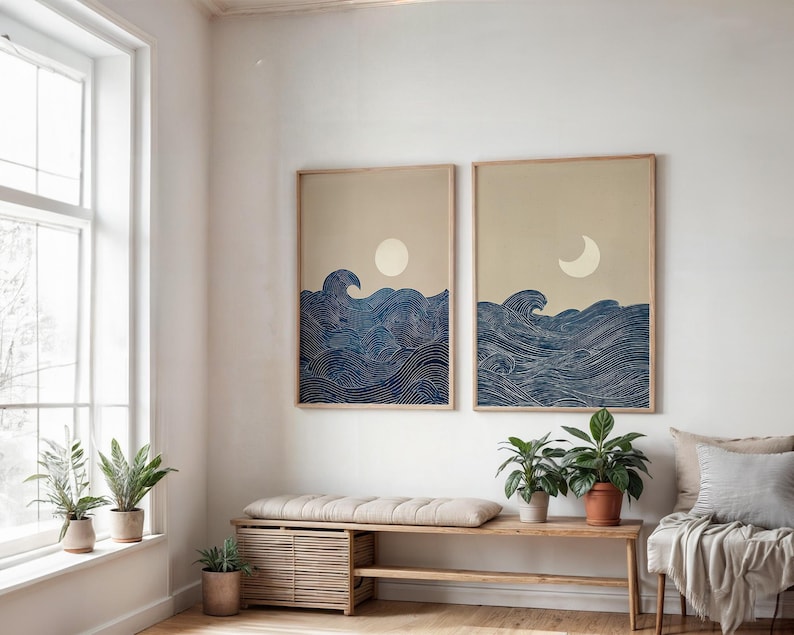 Conjunto de 2 Impressões de Ar - Home Office For Two avaliação e preço