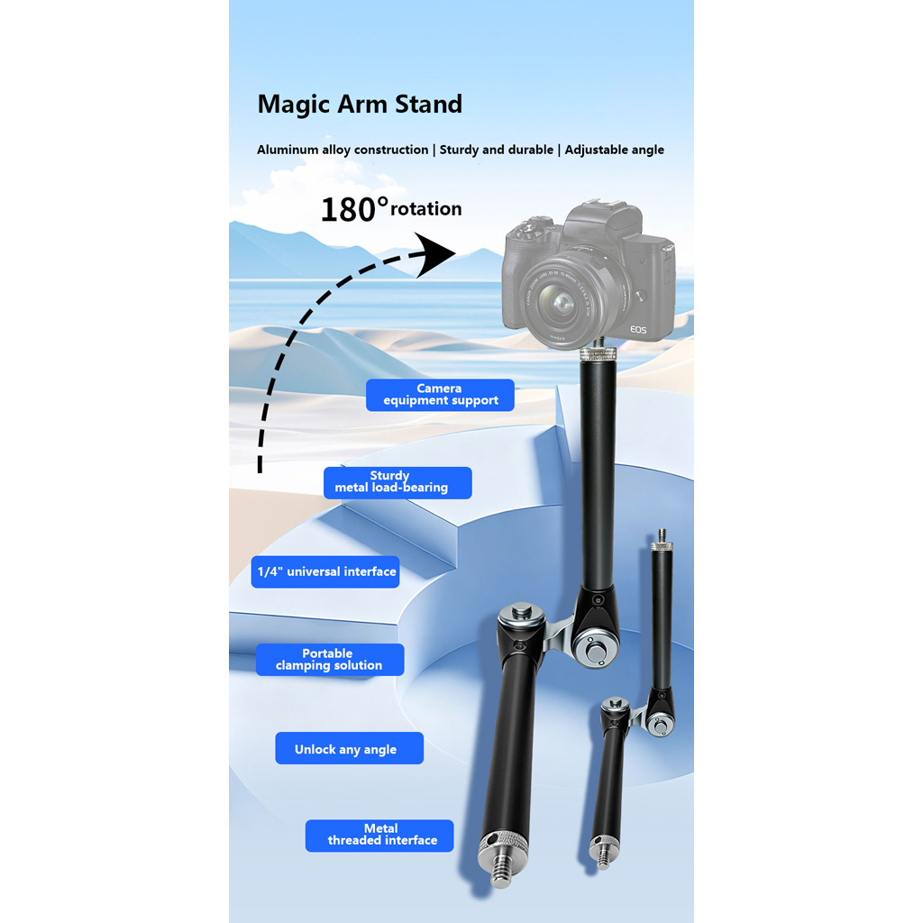 180 °   Suporte de Braço Mágic - Monitor Arm Dual avaliação e preço
