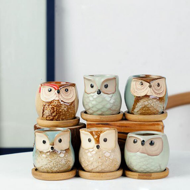 Conjunto de vaso de cerâmica 6 - Plant Desk Mini avaliação e preço