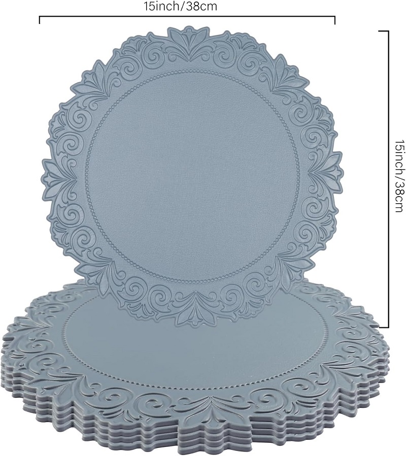 1/6/10PCS Jogo de Sousplats Re - Desk Mat Leather avaliação e preço