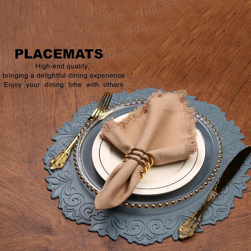 1/6/10PCS Jogo de Sousplats Re - Desk Mat Leather avaliação e preço