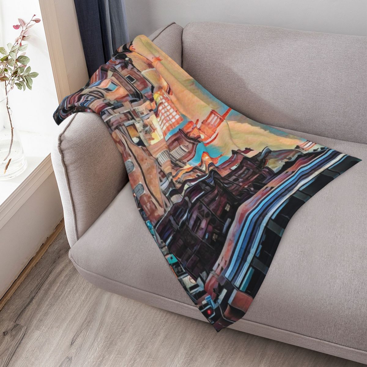 Cobertor Glasgow Streets, cobe - Home Office In Glasgow avaliação e preço