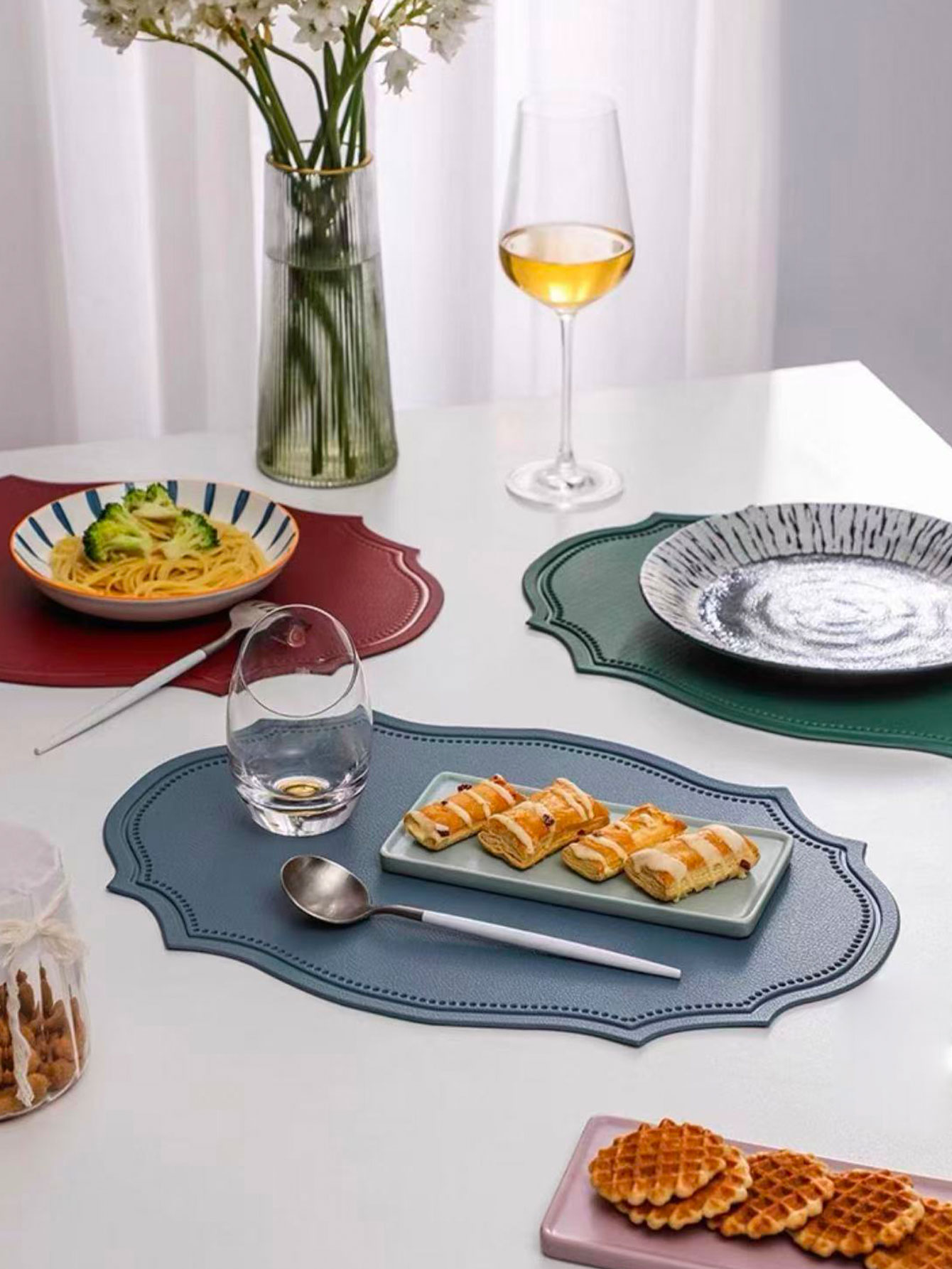 Sousplat de Couro Estilo Ins,  - Desk Mat Leather avaliação e preço