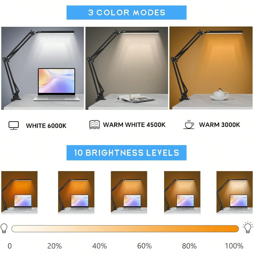 Luminária de Mesa LED para Cas - Home Office Desks avaliação e preço