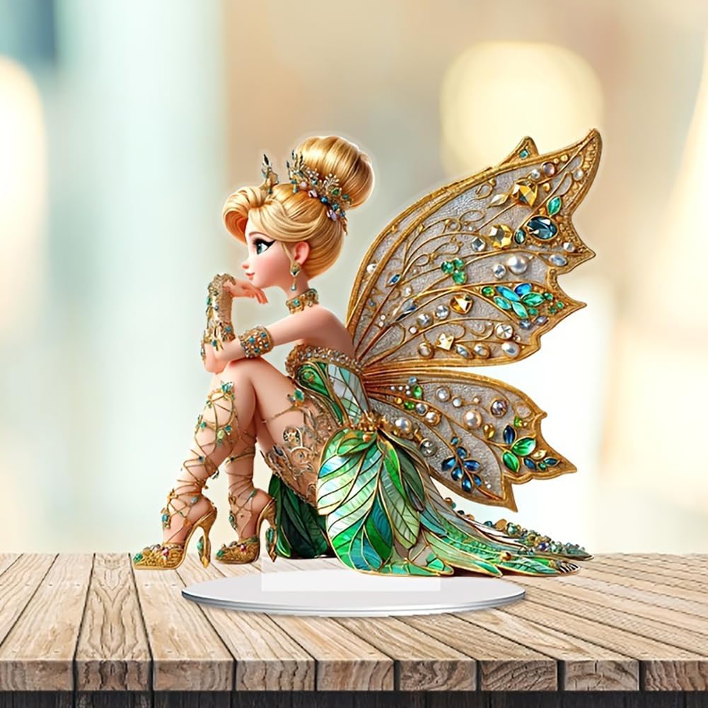 Mini Estátua de Fada Borboleta - Plant Desk Mini avaliação e preço