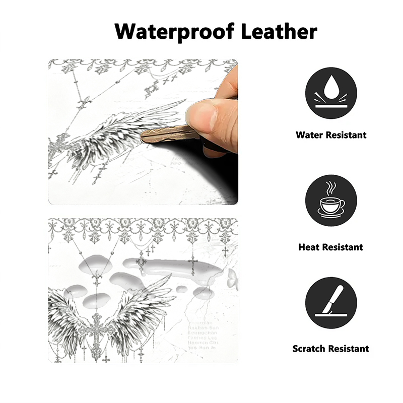 Mousepad de Couro Preto e Bran - Desk Mat Leather avaliação e preço